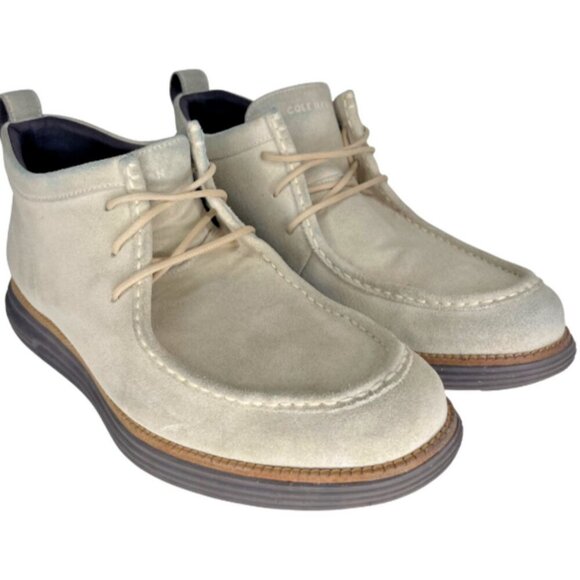 Cole Haan Grand Ambition Suede Chukka Boots Sand Grey 11.5M main image 5